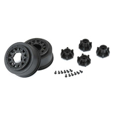 Pro-Line Raid 2.2"/3.0" Black 6x30 SC Wheels, F/R (2) (PRO278503) Horizon Hobby
