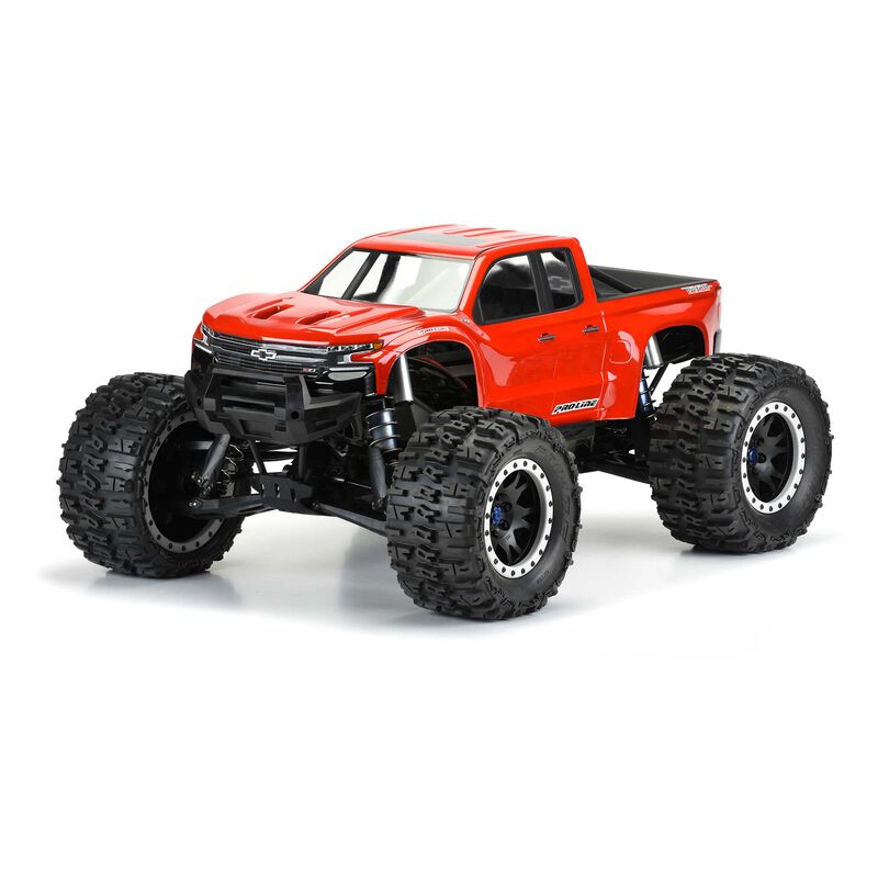 Pro-Line Clear Body, Pre-Cut 2019 Chevy Silverado Z71: 1/6 X-MAXX P(RO350717) Horizon Hobby