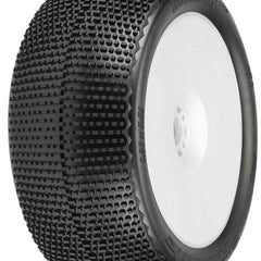 Pro-Line BuckShot VTR 4.0" S3 1/8 Truck MTD, White Offset F/R (PRO9063233) Horizon Hobby