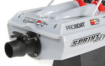 ProBoat Sprintjet 9" Self-Righting Jet Boat Brushed RTR, (Silver) (PRB08045T1) Horizon Hobby