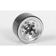 RC4WD Stamped Steel 1.0" Stock Beadlock Wheels (Chrome) (RC4ZW0263) Horizon Hobby