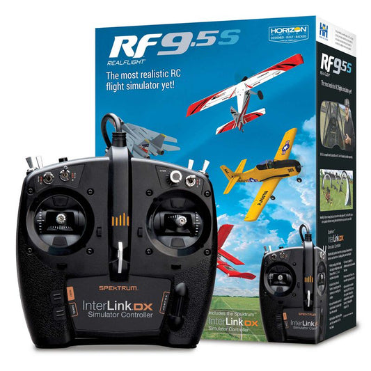 RealFlight 9.5S RC Flight Sim with InterLink Controller Item (RFL1200S) Horizon Hobby