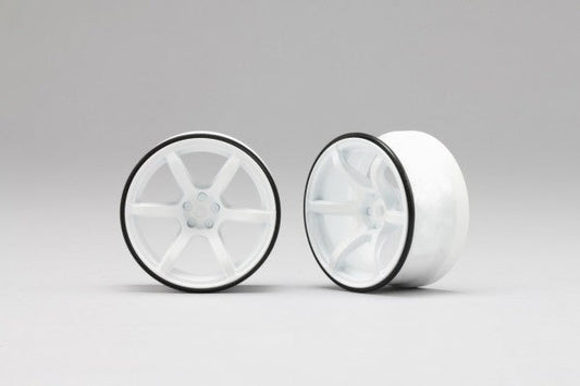 Yokomo RP Drift Wheel High Traction Type White (RP-6313W6A) Vertex RC
