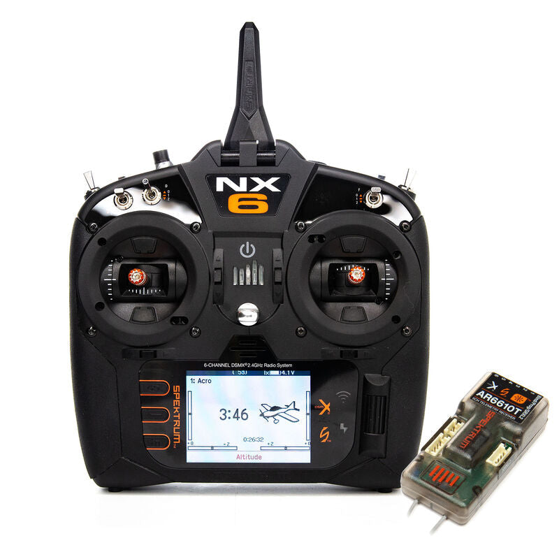 Spektrum NX6 6-Channel System with AR6610T Receiver (SPM6775) Horizon Hobby