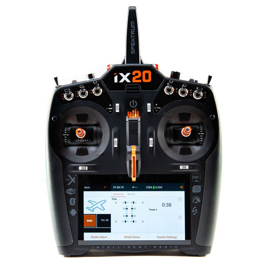 Spektrum iX20 20-Channel DSMX Transmitter Only, Black (SPMR20100) Horizon Hobby