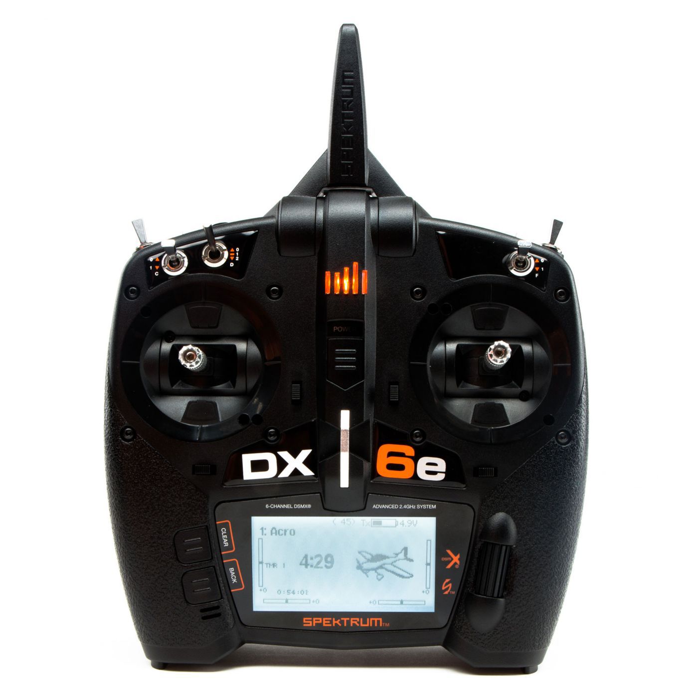 Spektrum DX6e 6-Channel DSMX Transmitter Only (SPMR6655) Horizon Hobby