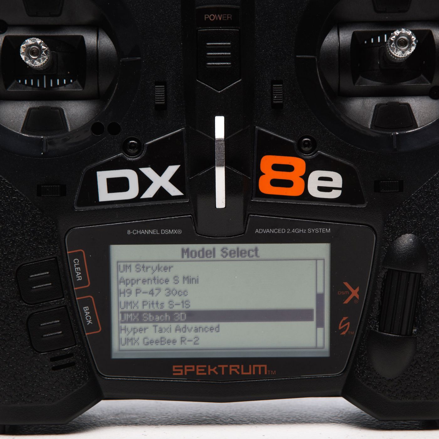 Spektrum DX8e 8 Channel Transmitter Only (SPMR8105) Horizon Hobby