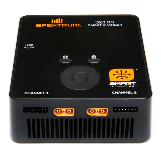 Spektrum Smart S2100 AC Charger, 2x100W (SPMXC1010) Horizon Hobby