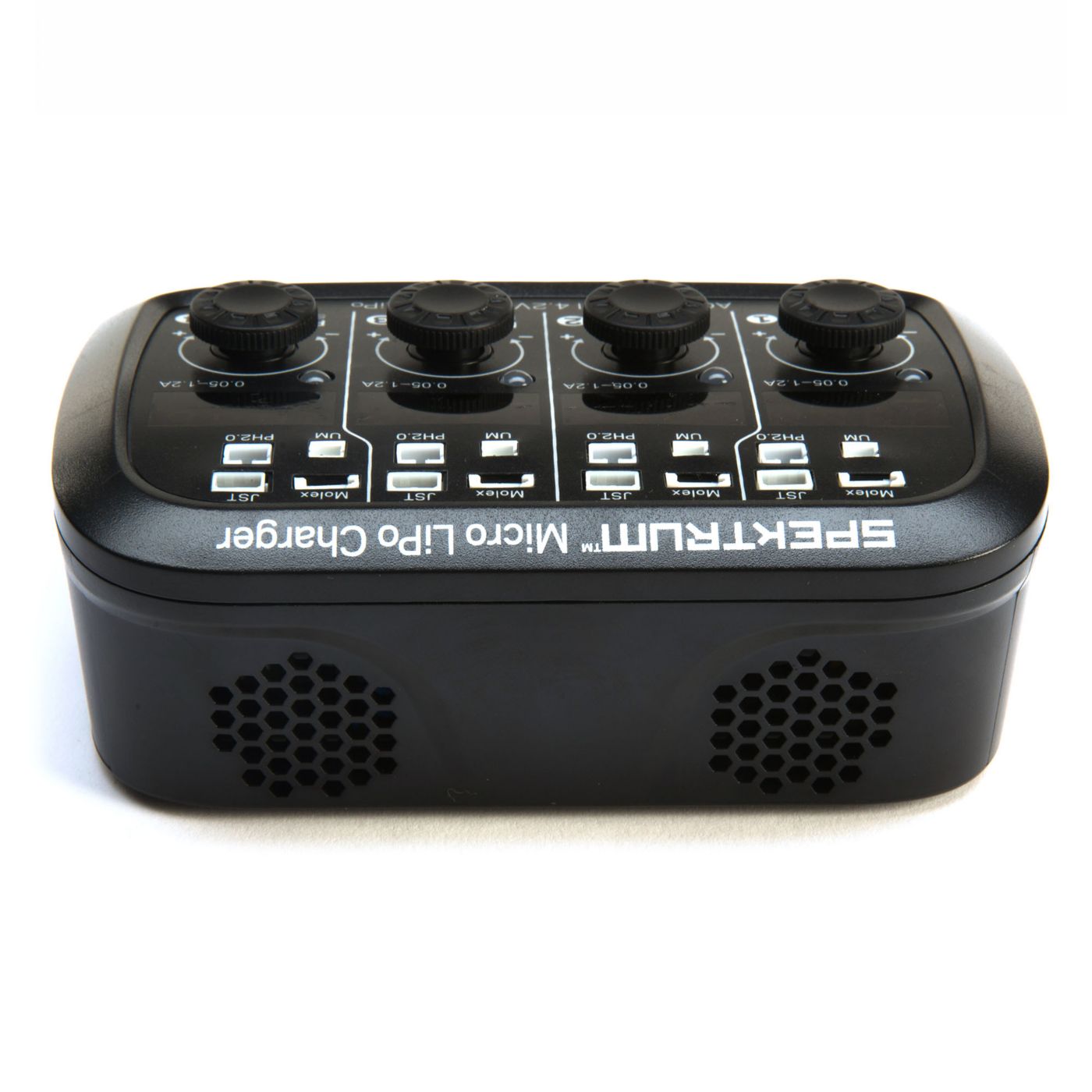 Spektrum S44 Micro 4-Port AC/DC 1S LiPo Smart Charger (SPMXC1040) Horizon Hobby