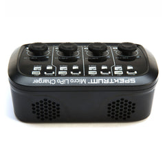 Spektrum S44 Micro 4-Port AC/DC 1S LiPo Smart Charger (SPMXC1040) Horizon Hobby