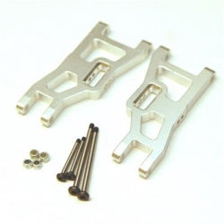 ST Racing Aluminum Front A-Arm Set For Traxxas Slash/Stampede/Rustler (1 PAIR) Silver (ST3631XS) STRC