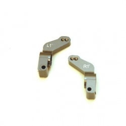 CNC Machined Alum. 1 Deg. Toe-In Rear Hub Carriers For Traxxas Slash, Stampede VXL, Rustler VXL (Gun Metal) (ST3652-T1GM) STRC