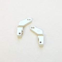 CNC Machined Alum. 1 Deg. Toe-In Rear Hub Carriers For Traxxas Slash, Stampede VXL, Rustler VXL (Gun Metal) (Silver) (ST3652-T1S) STRC