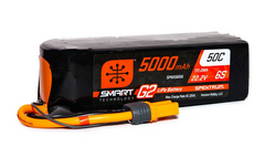 Spektrum 22.2V 5000mAh 6S 50C Smart LiPo G2: IC5 (SPMX56S50) Horizon Hobby