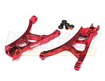 Integy Alloy Front Lower Arms for 1/16 Traxxas Slash VXL & Rally (RED) (T3424RED) Integy