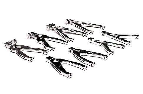 Integy Billet Machined Type II Suspension Conversion Kit for 1/16 Traxxas E-Revo (T3529SILVER) Integy