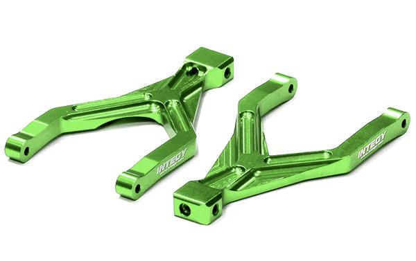 Integy Billet Machined T2 Rear Upper Arm (2) for 1/16 Traxxas E-Revo VXL & Summit VXL (T3551GREEN) Integy