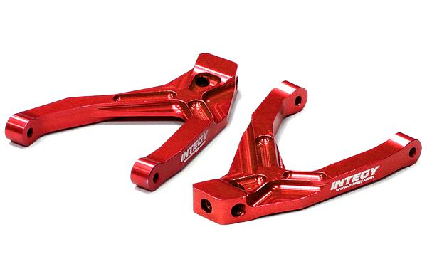 Integy Billet Machined T2 Rear Upper Arms for Traxxas 1/16 Slash VXL & Rally (T3555RED) Integy