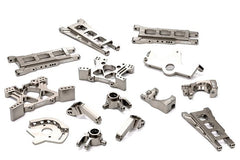 Integy Billet Machined T2 Conversion Kit for 1/10 Stampede 4X4 & Slash 4X4 (non-LCG) (SILVER) (T8595SILVER) Integy