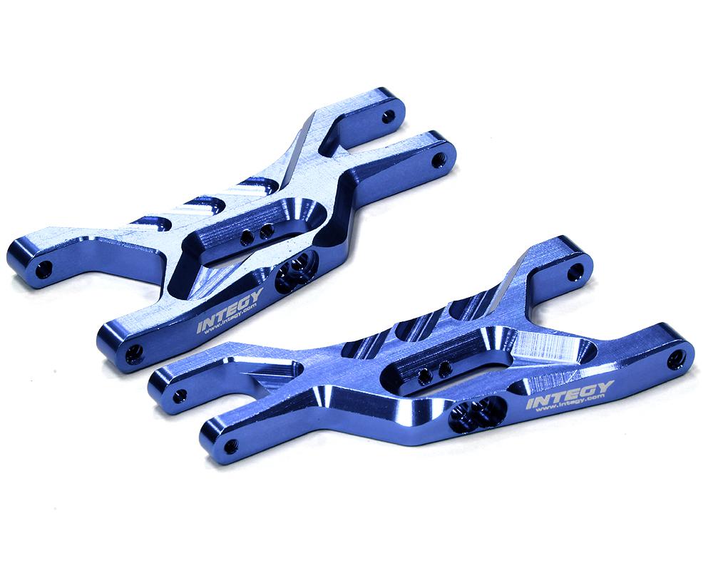 Integy Billet Machined T3 Front Lower Arm(2) for 1/10 Rustler 2WD, Stampede 2WD, Slash 2WD (T8640BLUE) Integy