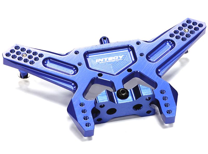 Integy Billet Machined Rear Shock Tower for 1/10 Traxxas Slash 2WD (T8672BLUE) Integy