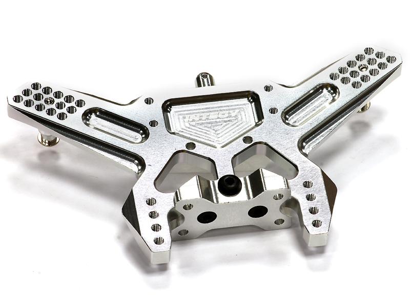 Integy Billet Machined Rear Shock Tower for 1/10 Traxxas Slash 2WD (T8672SILVER) Integy