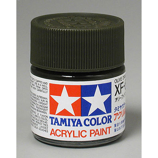 Tamiya Acrylic XF62, Flat Olive Drab (TAM81362)