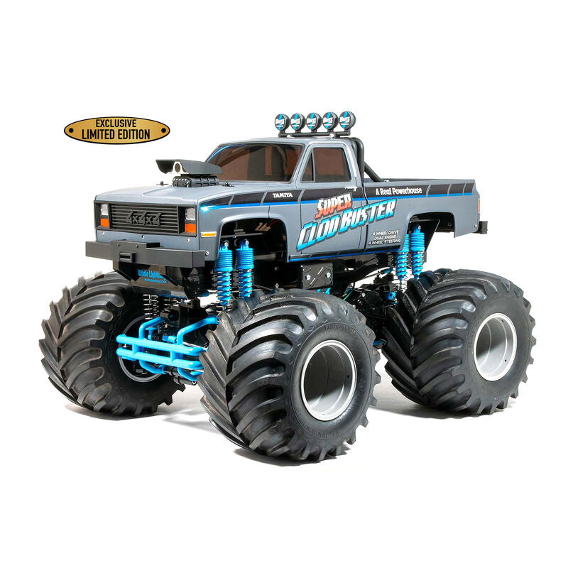 Tamiya 1/10 Super Clod Buster 4WD Truck Kit Grey (Limited Edition) (TAM92437) Horizon Hobby