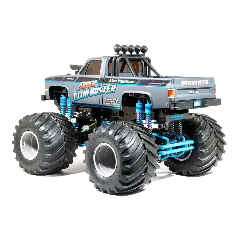Tamiya 1/10 Super Clod Buster 4WD Truck Kit Grey (Limited Edition) (TAM92437) Horizon Hobby