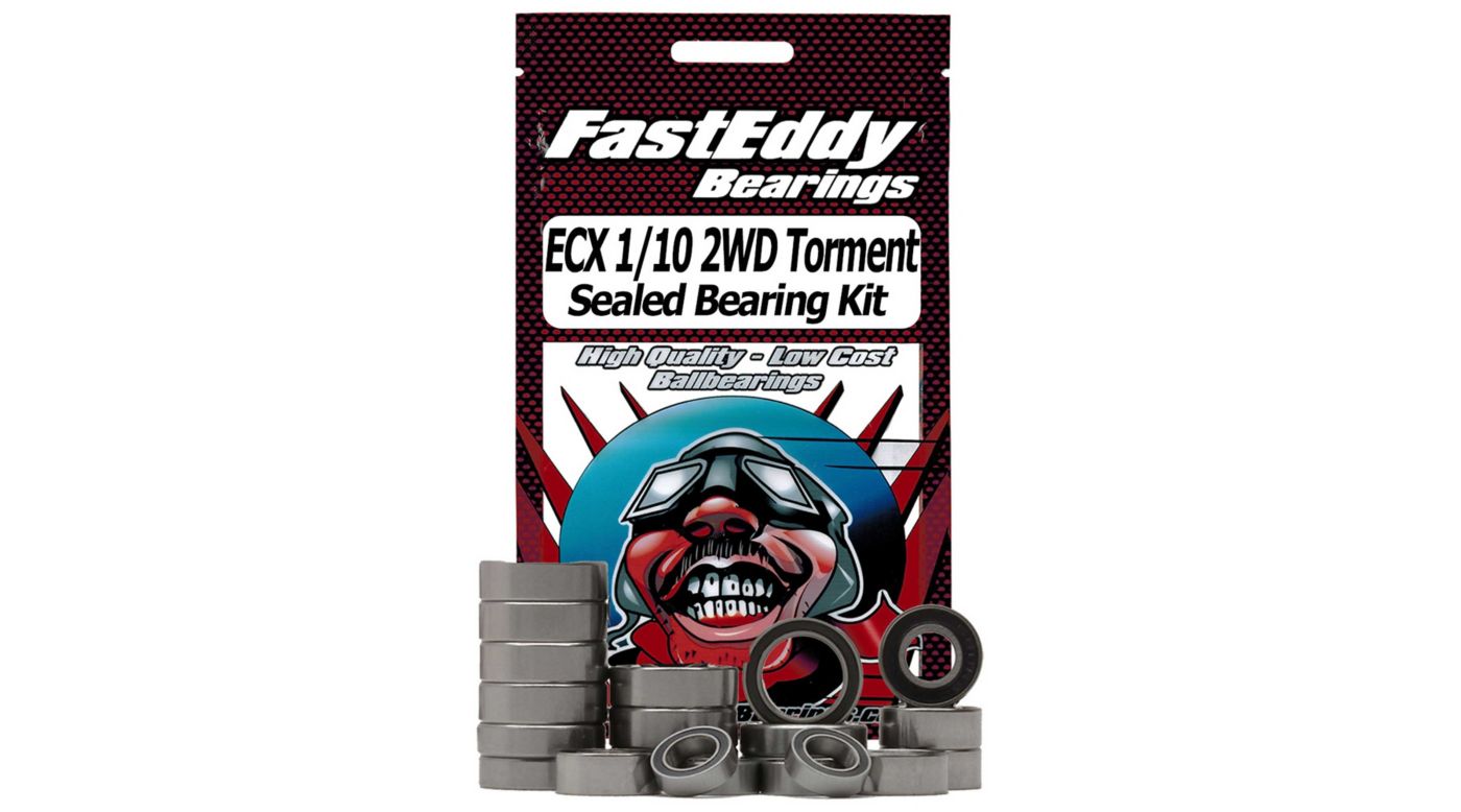 Fast Eddy Sealed Bearing Kit: ECX 1/10 2WD Torment (TFE3976) Horizon Hobby