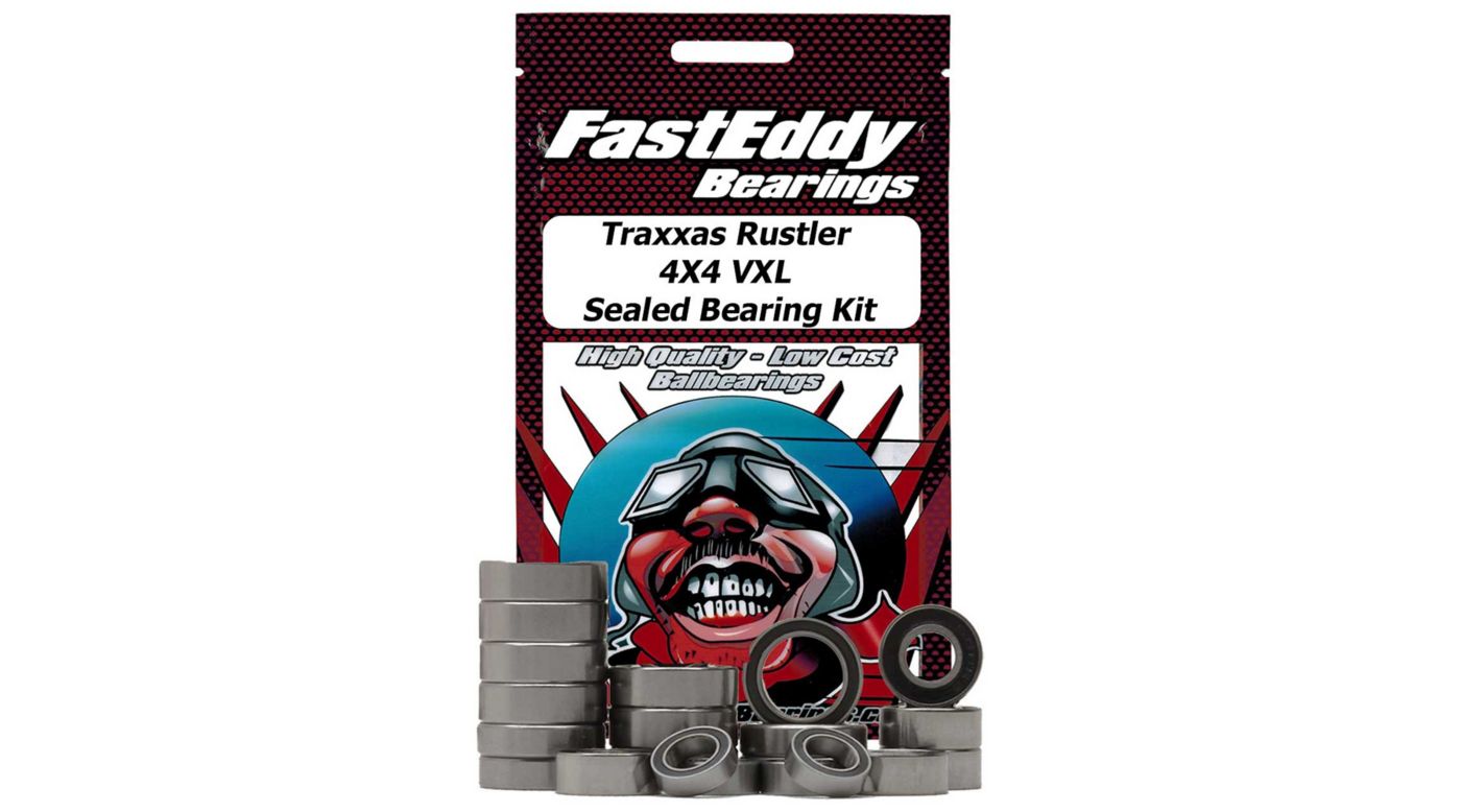 Fast Eddy Sealed Bearing Kit: Traxxas Rustler 4X4 VXL (TFE5834) Horizon Hobby