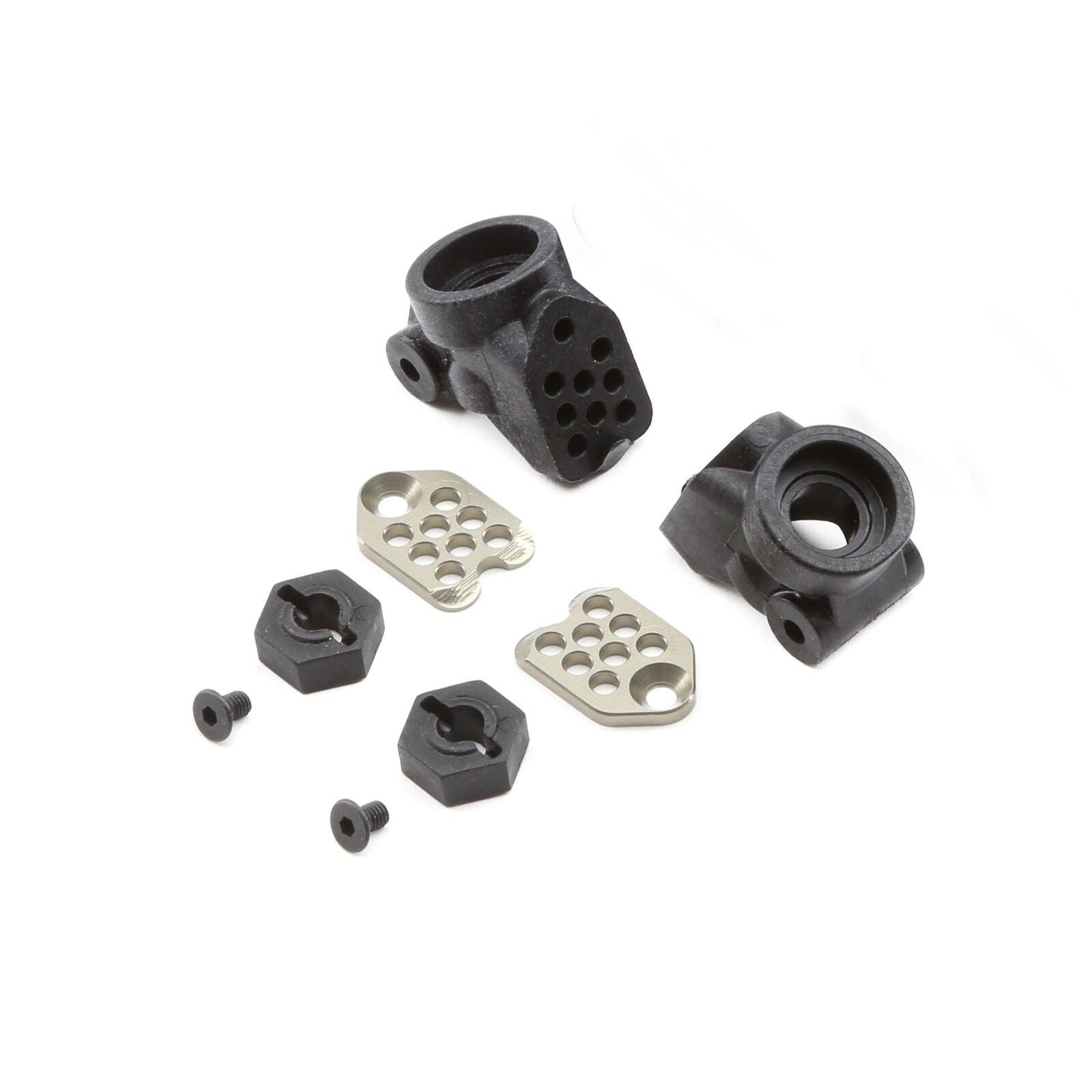 Team Losi Dirt GenII Rear Hub Set Complete: All (TLR234075) Friendly Hobbies