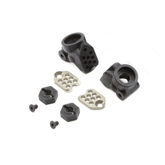 Team Losi Dirt GenII Rear Hub Set Complete: All (TLR234075) Friendly Hobbies