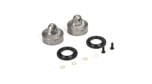 LOSI TLR 16mm Bleeder Shock Caps, Aluminum (2): 8T 4.0 TLR243034 Horizon Hobby