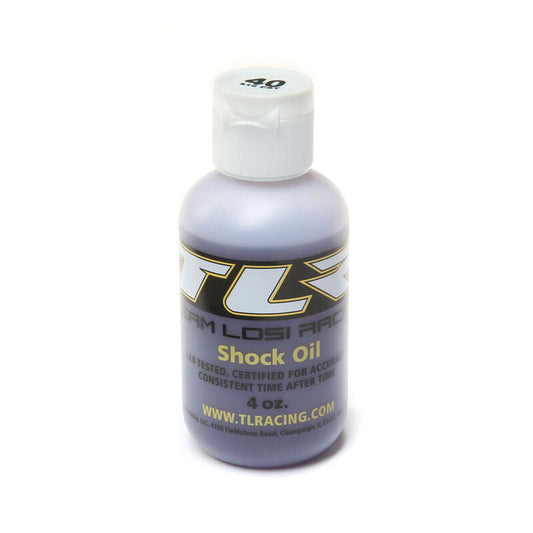 LOSI Silicone Shock Oil, 40wt, 4oz (TLR74025) Horizon Hobby