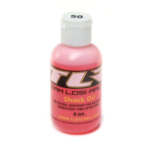 LOSI Racing Silicone Shock Oil 50wt 4oz (TLR74027) Horizon Hobby