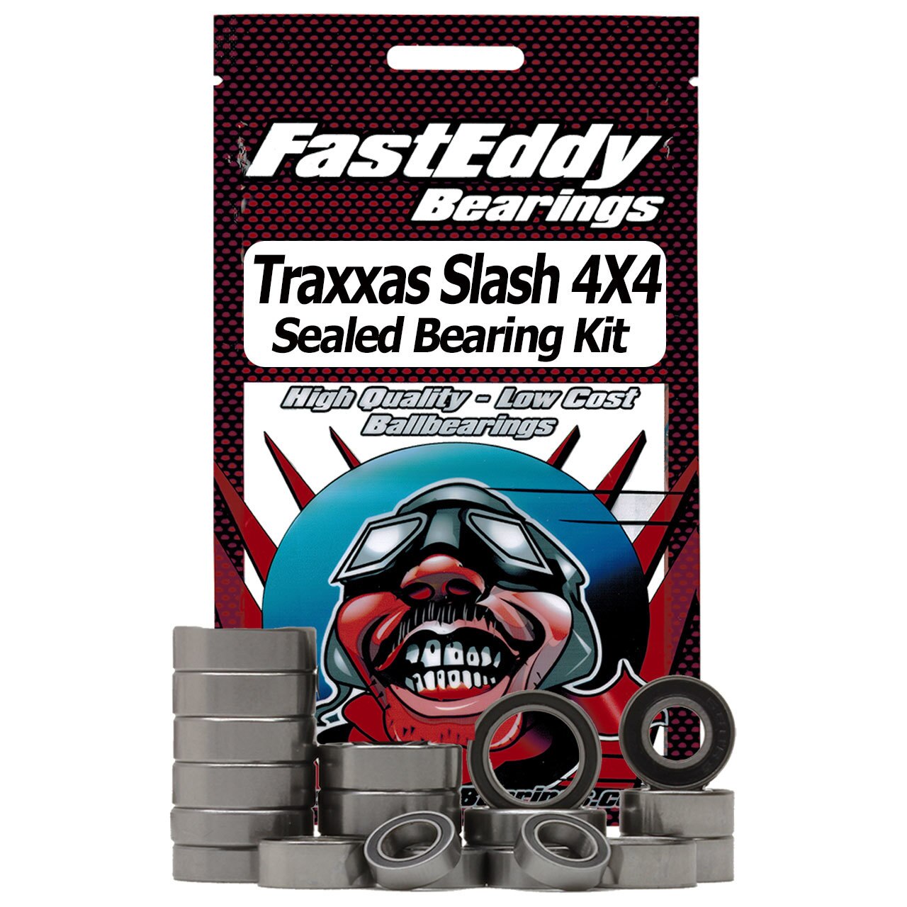 FastEddy Traxxas Slash 4X4 RTR TQi Sealed Bearing Kit (TFE2190) Fast Eddy