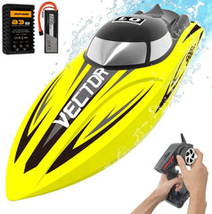 IMEX VECTOR SR65 Race Boat Brushed RTR Yellow (VOL79114-Yellow) IMEX