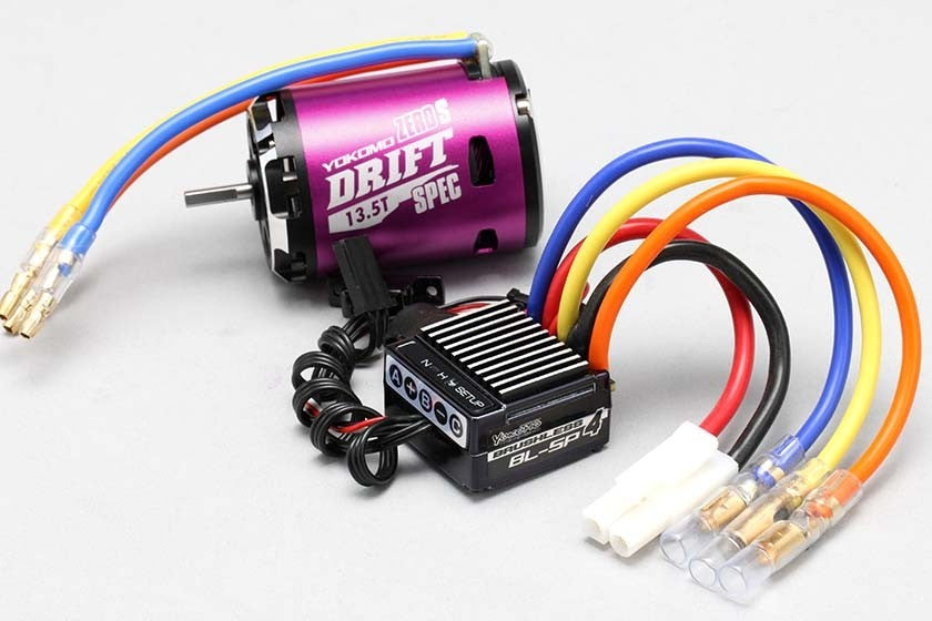 Yokomo BL-SP4 WITH ZERO-S 13.5T (PURPLE) (BL-S4135DPA) Vertex RC