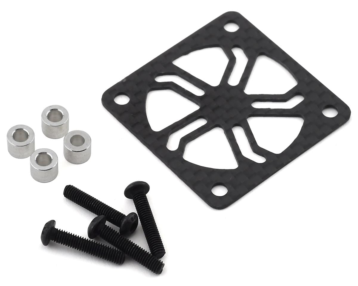 Team Brood 40mm Carbon Fiber Fan Cover (BRO-TBR-CFFANCOVER40MM) Amain Hobbies