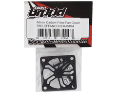 Team Brood 40mm Carbon Fiber Fan Cover (BRO-TBR-CFFANCOVER40MM) Amain Hobbies