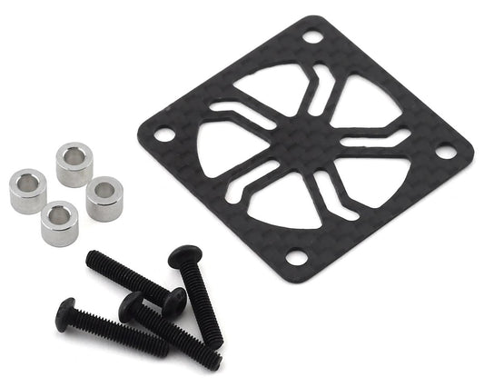 Team Brood 40mm Carbon Fiber Fan Cover (BRO-TBR-CFFANCOVER40MM) Amain Hobbies