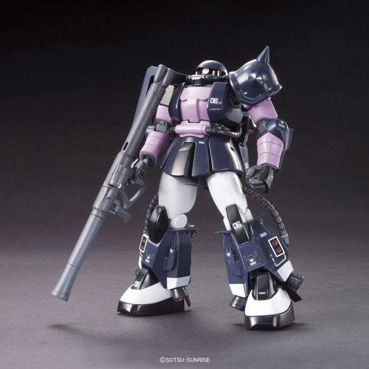 Bandai 1:144 HGUC #151 MS-06R-1A Zaku II Black Tri-Stars (BAN2188282) Hobby Tyme