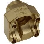 Hot Racing Brass 88g Currie F9 Portal Axle 3rd member UTB (AUTB12CH) Hot Racing