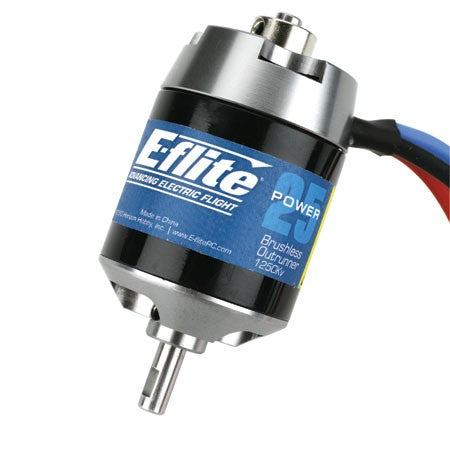 E-flite Power 25 Brushless Outrunner Motor, 870Kv (EFLM4025A) Horizon Hobby