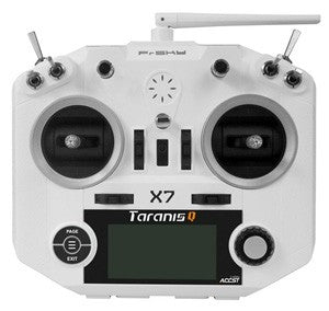 FrSky 2.4GHz ACCST Taranis Q X7 2.4GHz 16CH Transmitter (White) Friendly Hobbies