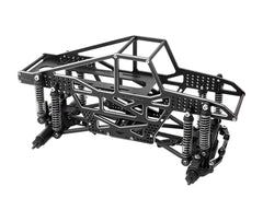 Furitek: 1/24 Rampart CNC Machined Monster Truck Full Chassis Kit (Black) (FTK-FUR-2119) Amain Hobbies