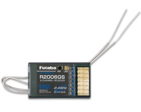 Futaba R2006GS 2.4GHz S-FHSS 6 Channel Air/Heli Receiver Amain Hobbies