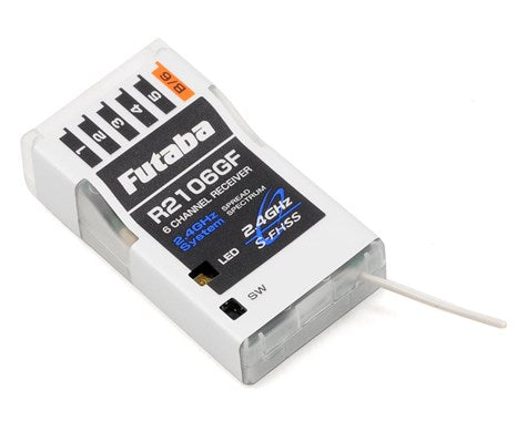 Futuba R2106GF 2.4GHz FHSS 6-Channel Micro Receiver FUTL7605 Amain Hobbies
