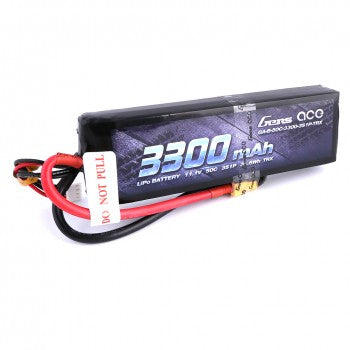 Gens Ace 3300mAh 11.1V 50C 3S1P Lipo Battery Pack with XT60 Plug GensTattu